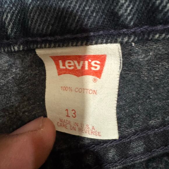 Vintage Levi’s 550 Women’s Jeans 13 28x30 Faded Black USA Relaxed Tapered - Picture 3 of 11
